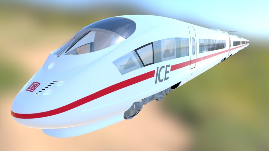 Velaro_E_DB_OBJ 3d model