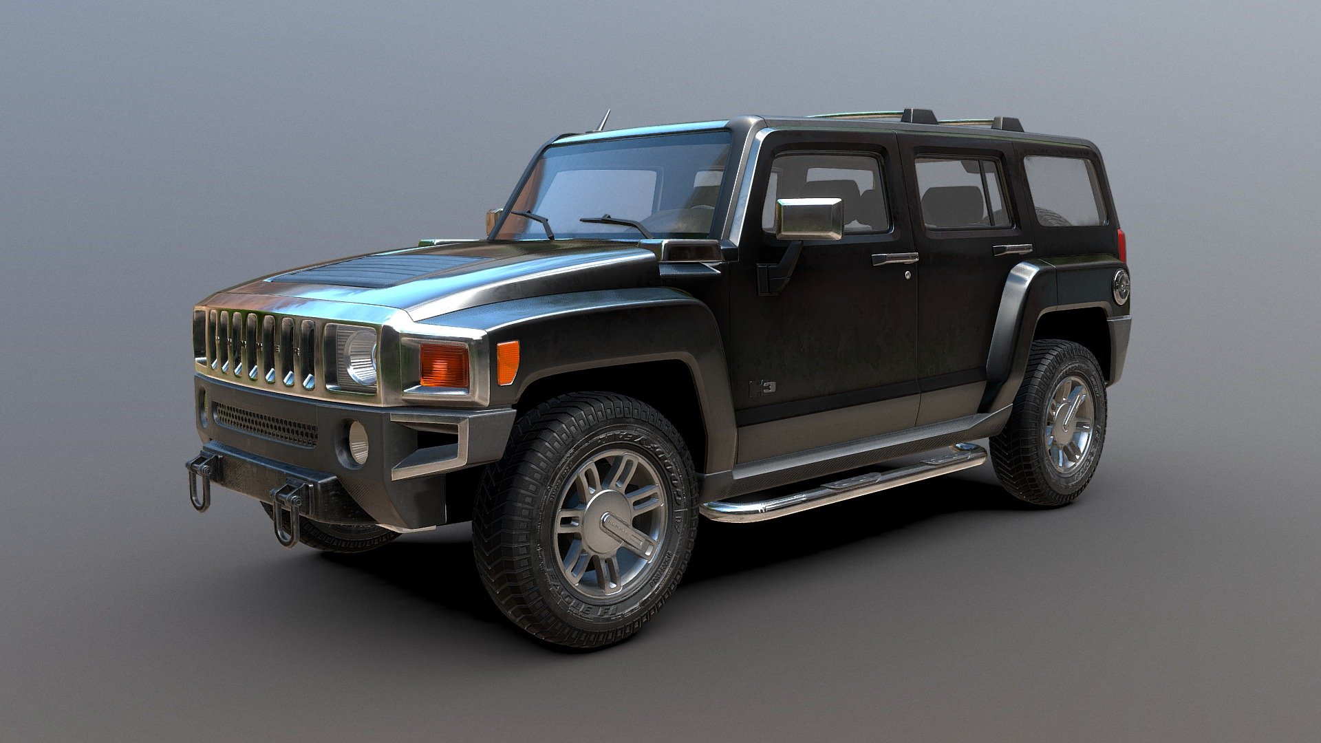 HUMMER H3 3d model