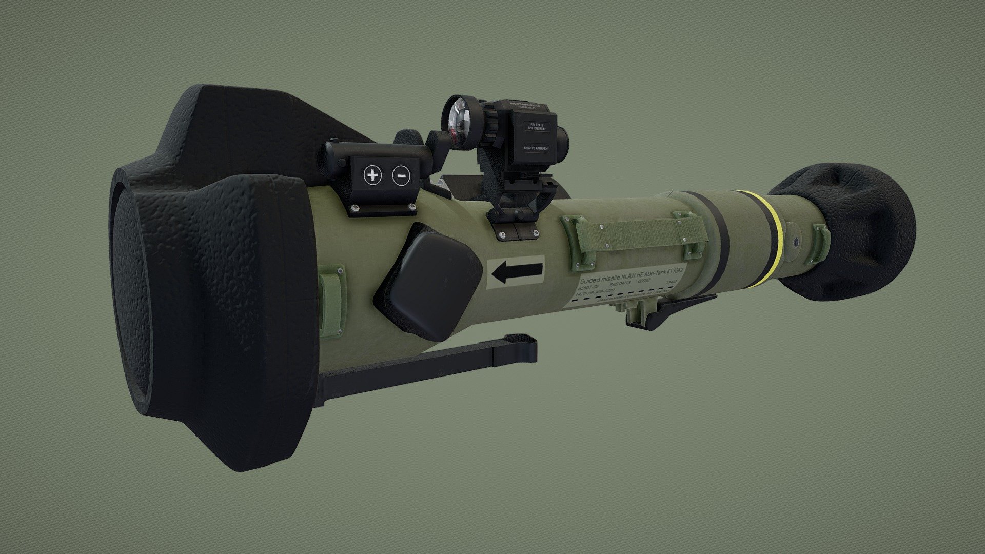 NLAW Next generation Light Anti-tank Weapon 3d model