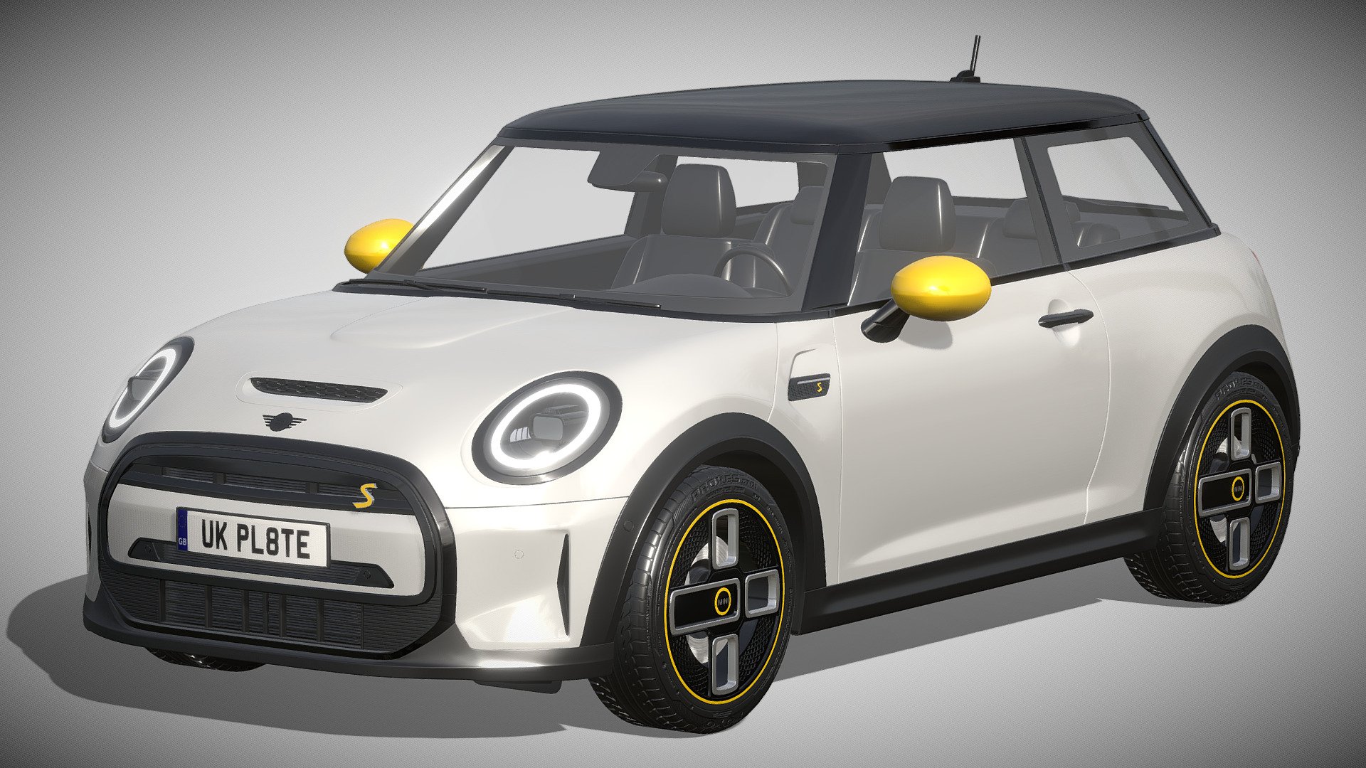 Mini Cooper SE Electric 2023 3d model