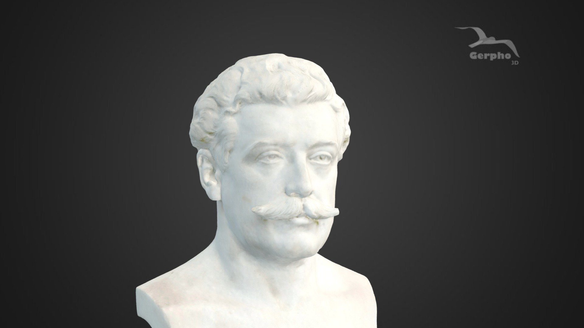 Bust of François Thevenot 3d model