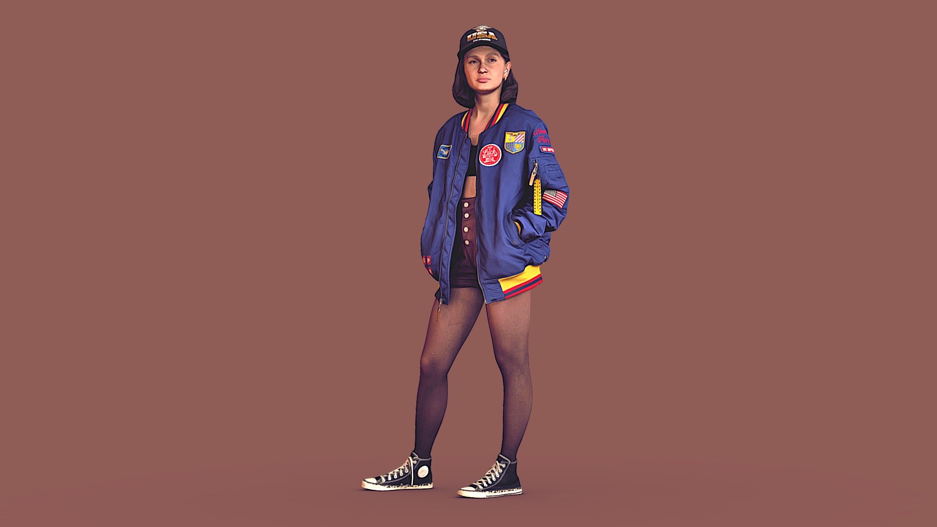 Cheeky Girl 3d model