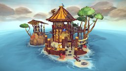 Shamans Paradise ~ Stylized Diorama