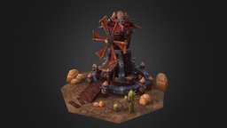 Windmill of thousand spikes