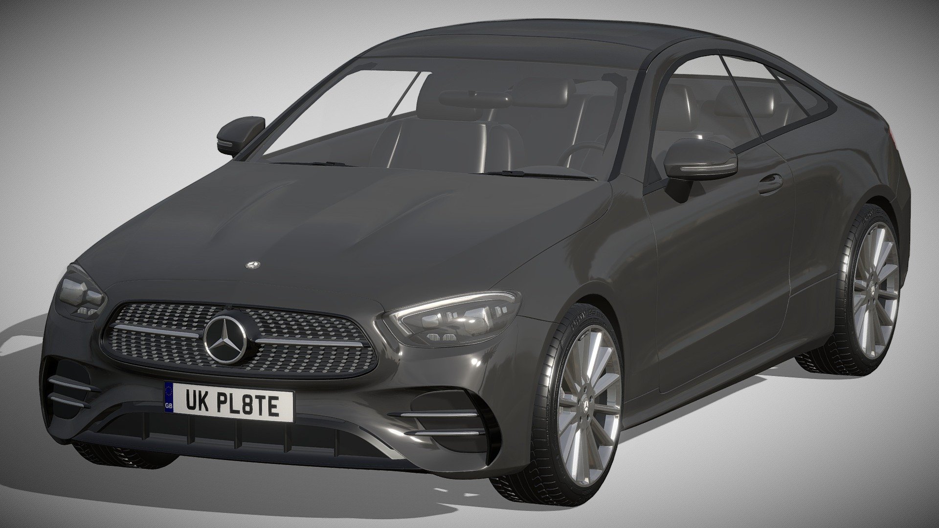 Mercedes-Benz E-Class Coupe AMG-Line 2021 3d model