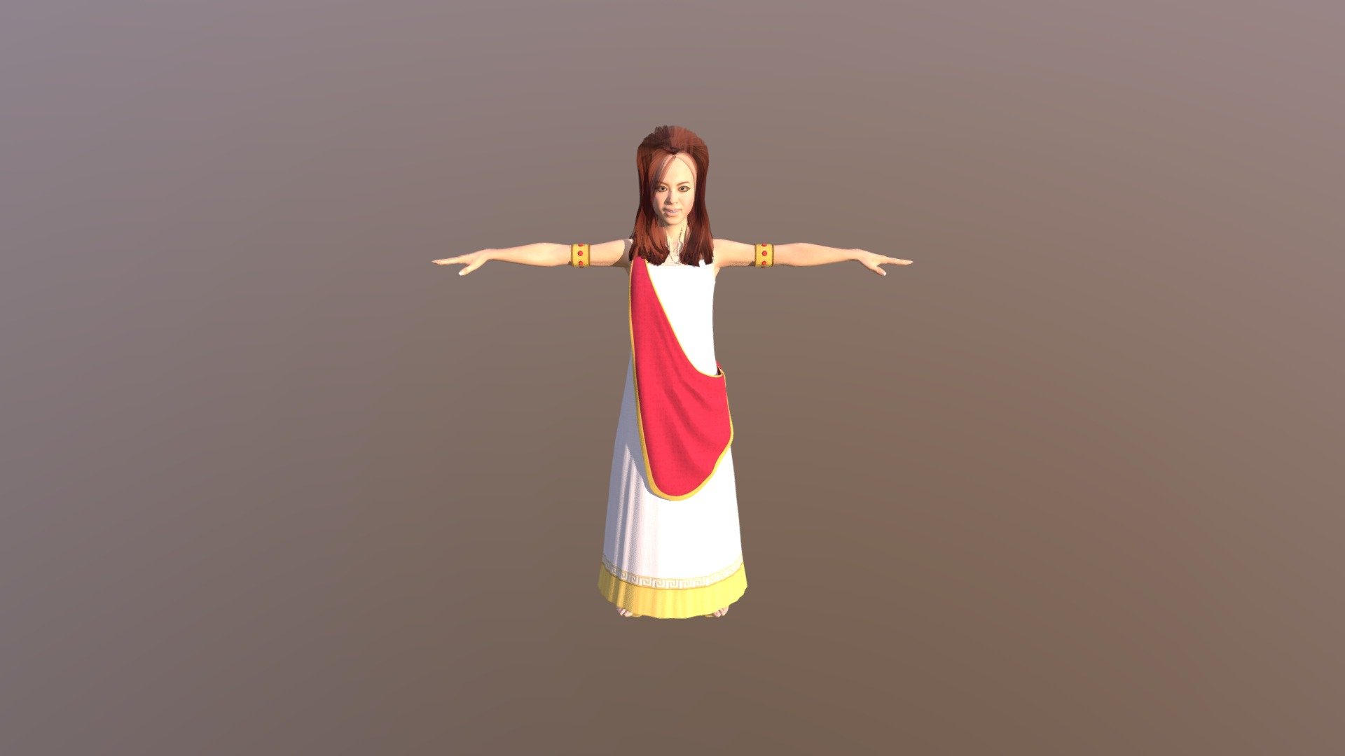 Ishtar Priestess v0.1 (for the Ishtar Temple) 3d model