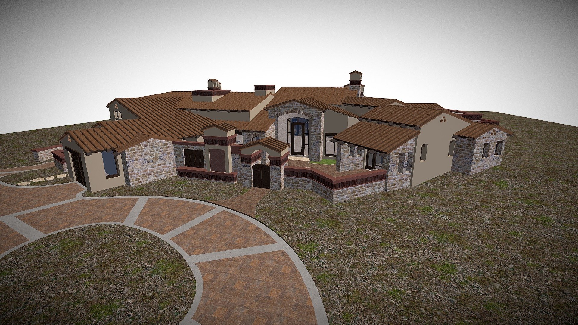 Village House 3d model