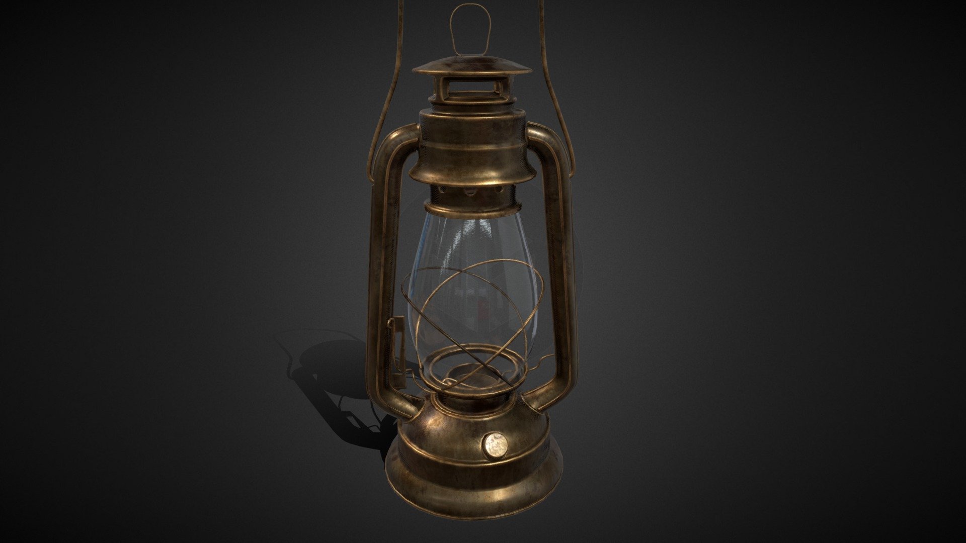 Old Lantern 3d model