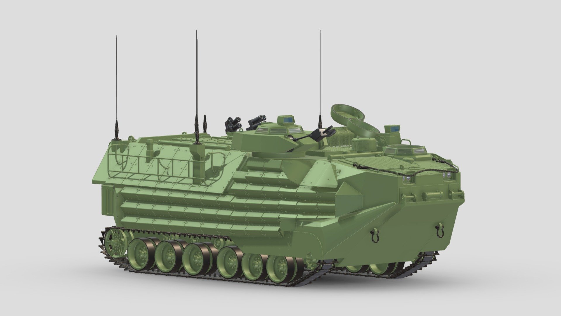 AAVP-7A1 Assault Amphibious Vehicle 3d model