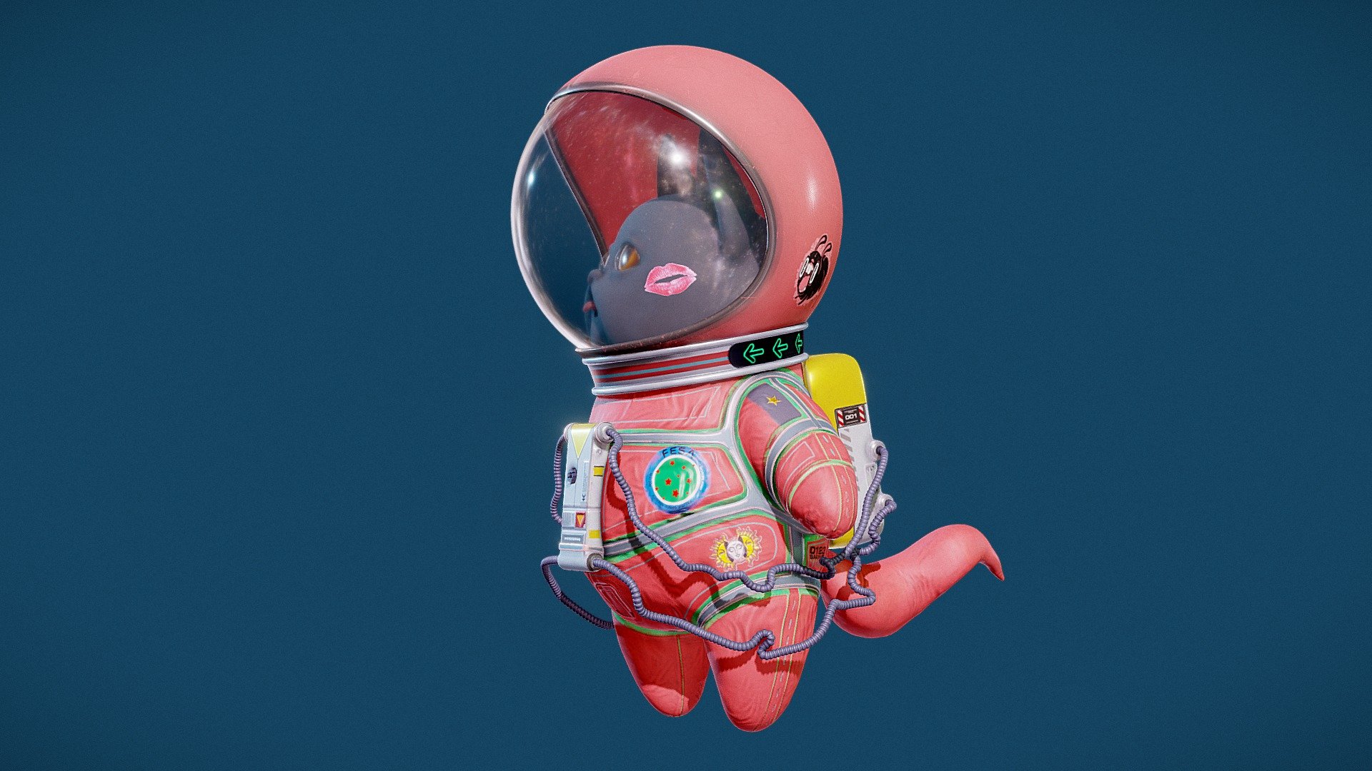 another CATstronaut 3d model