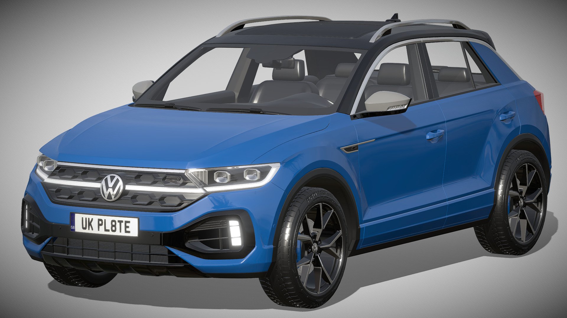 Volkswagen T-Roc R 2022 3d model