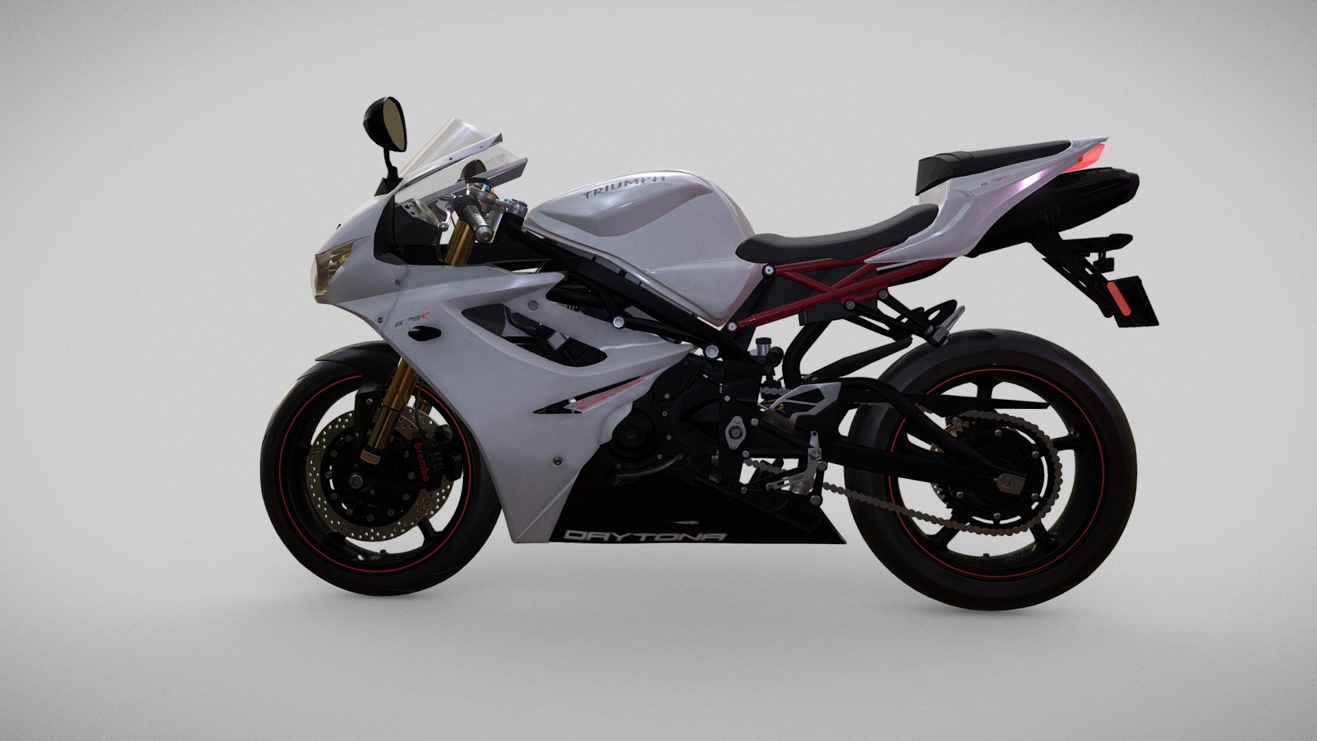 Triumph Daytona 675 3d model