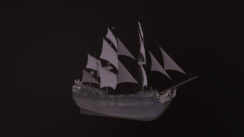 Black Pearl 3d model