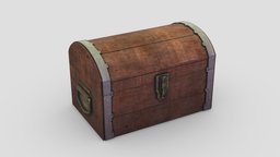 Treasure Chest Box 05 Low Poly PBR