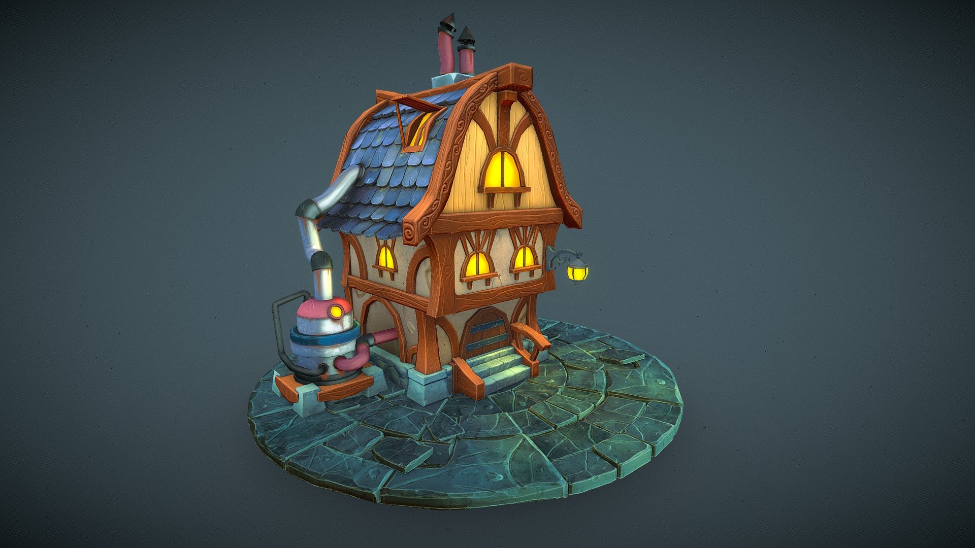 public house 3d model