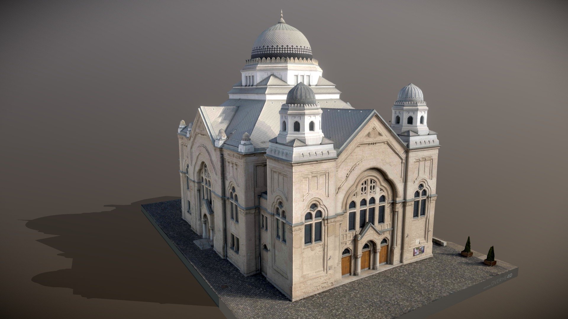 Synagogue Lučenec Slovakia | Lower Resolution 3d model