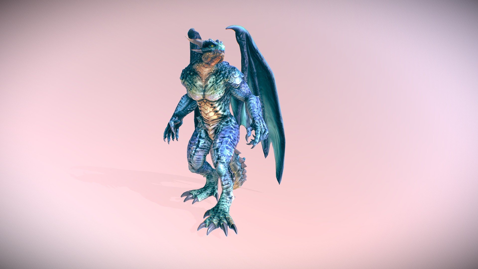 Drake the Dragonkin 3d model