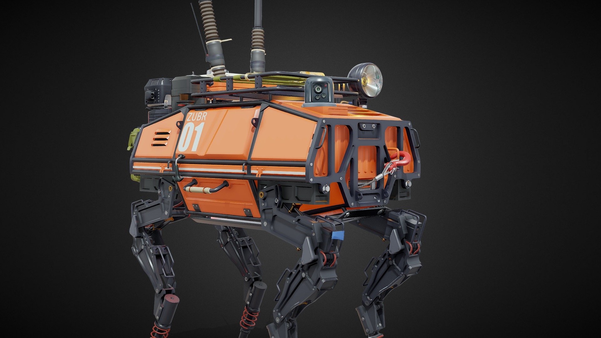 Robot Izhevsk Mechanics [Draft] 3d model