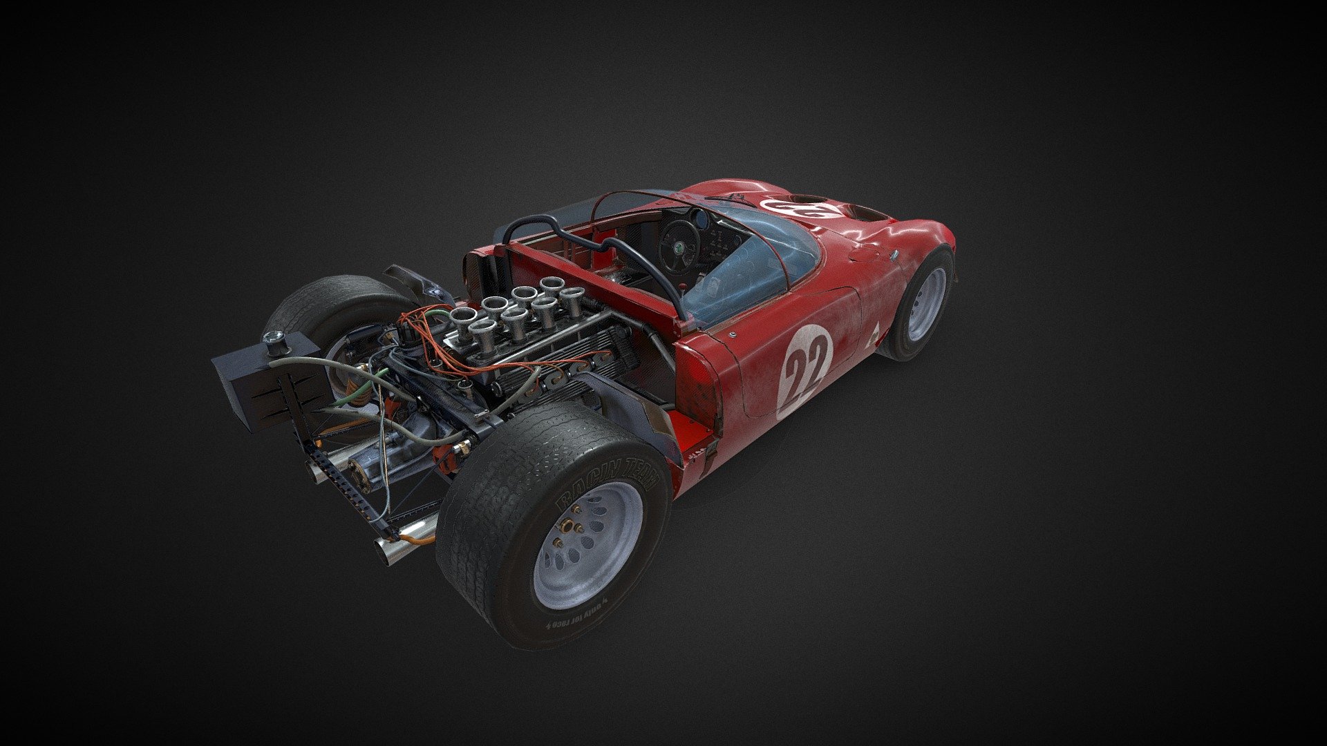 Alfa Romeo Typo 33/2 Part III 3d model