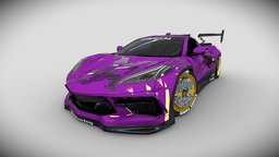 Corvette C8 Stingray Pandem Bodykit