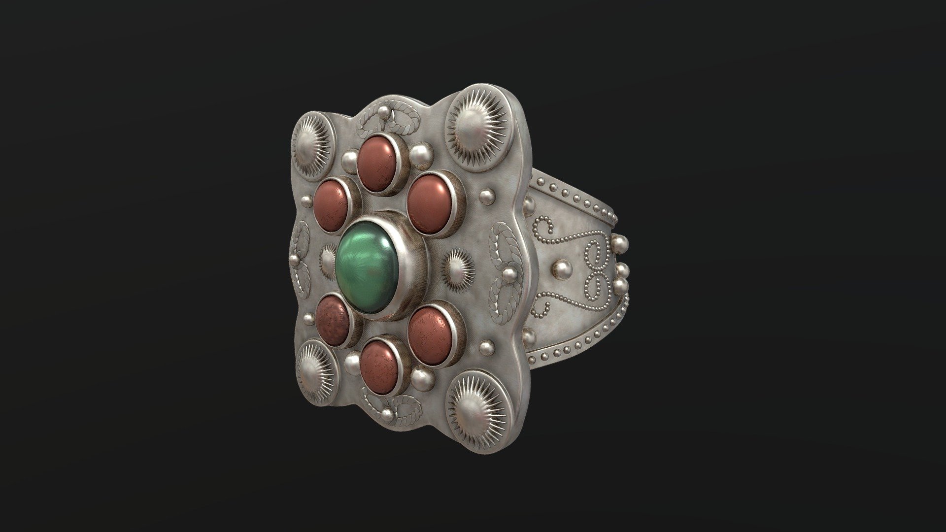 Ottoman Ring 3d model