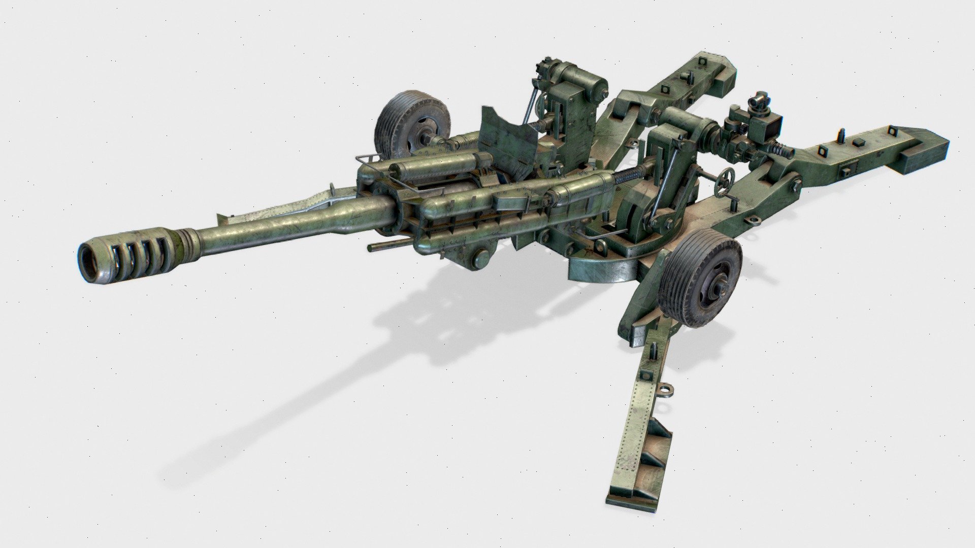 Artillery_Howitzer155mm 3d model