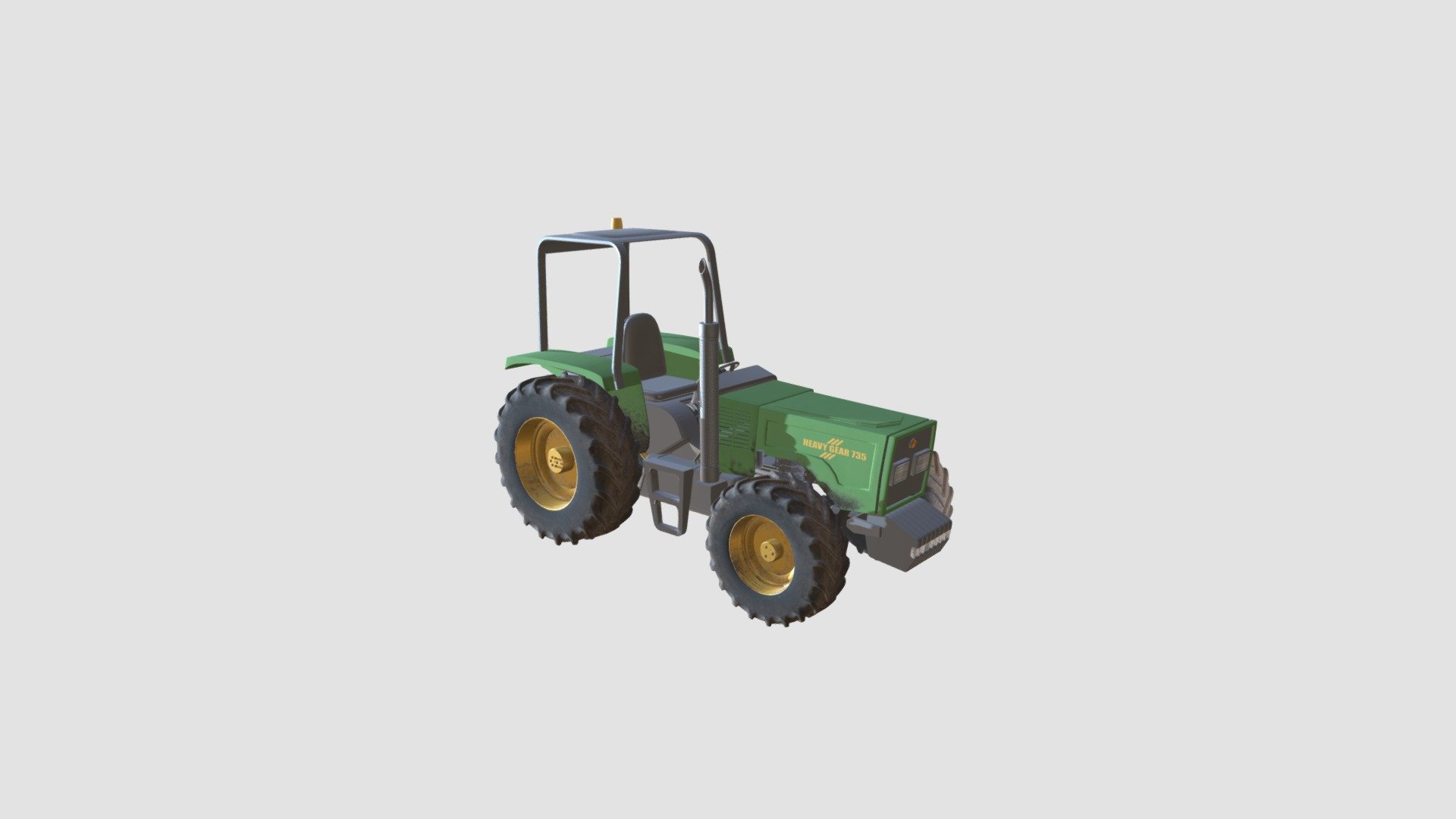 tractor 3d model