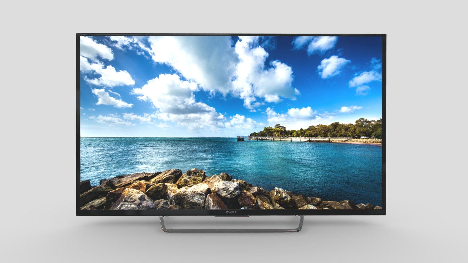 TV Sony X700D Television 3d model