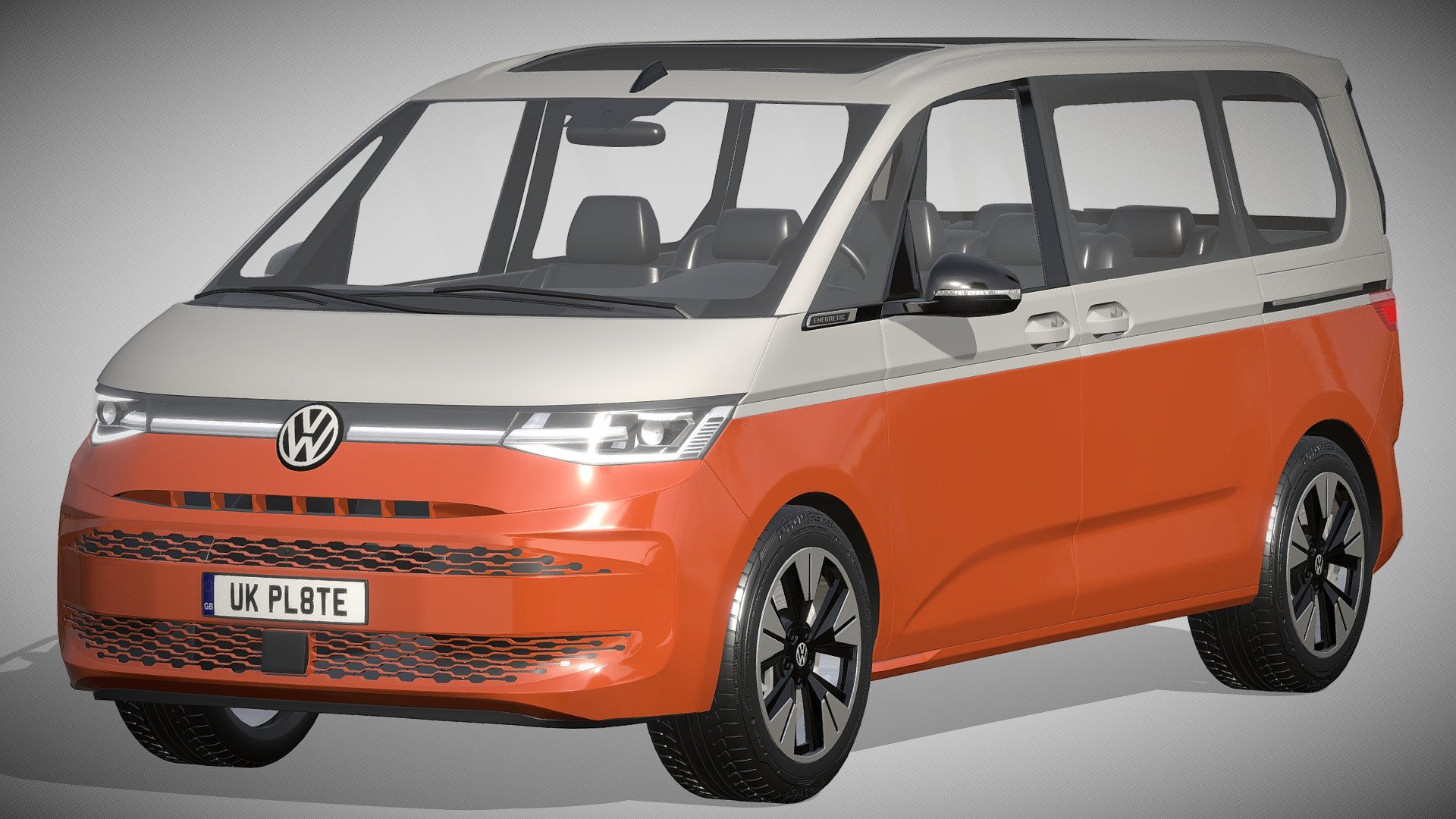 Volkswagen Multivan 2022 3d model