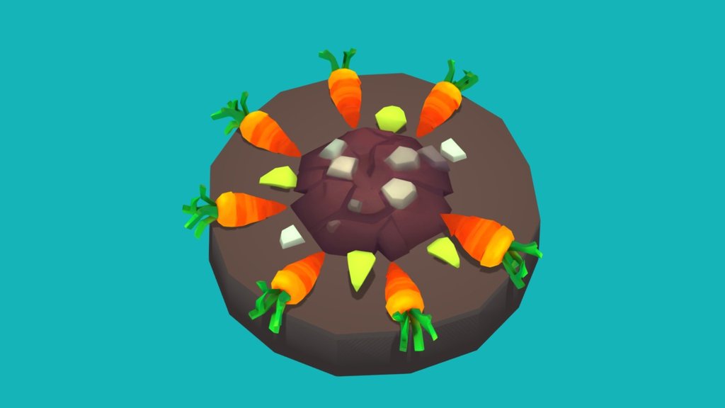 Carrot Counter 3d model