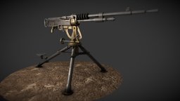 Hotchkiss Mle 1914 on Tripod | WW1 French MMG