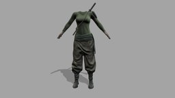 $AVE Female Sword Guerilla Full Outfit