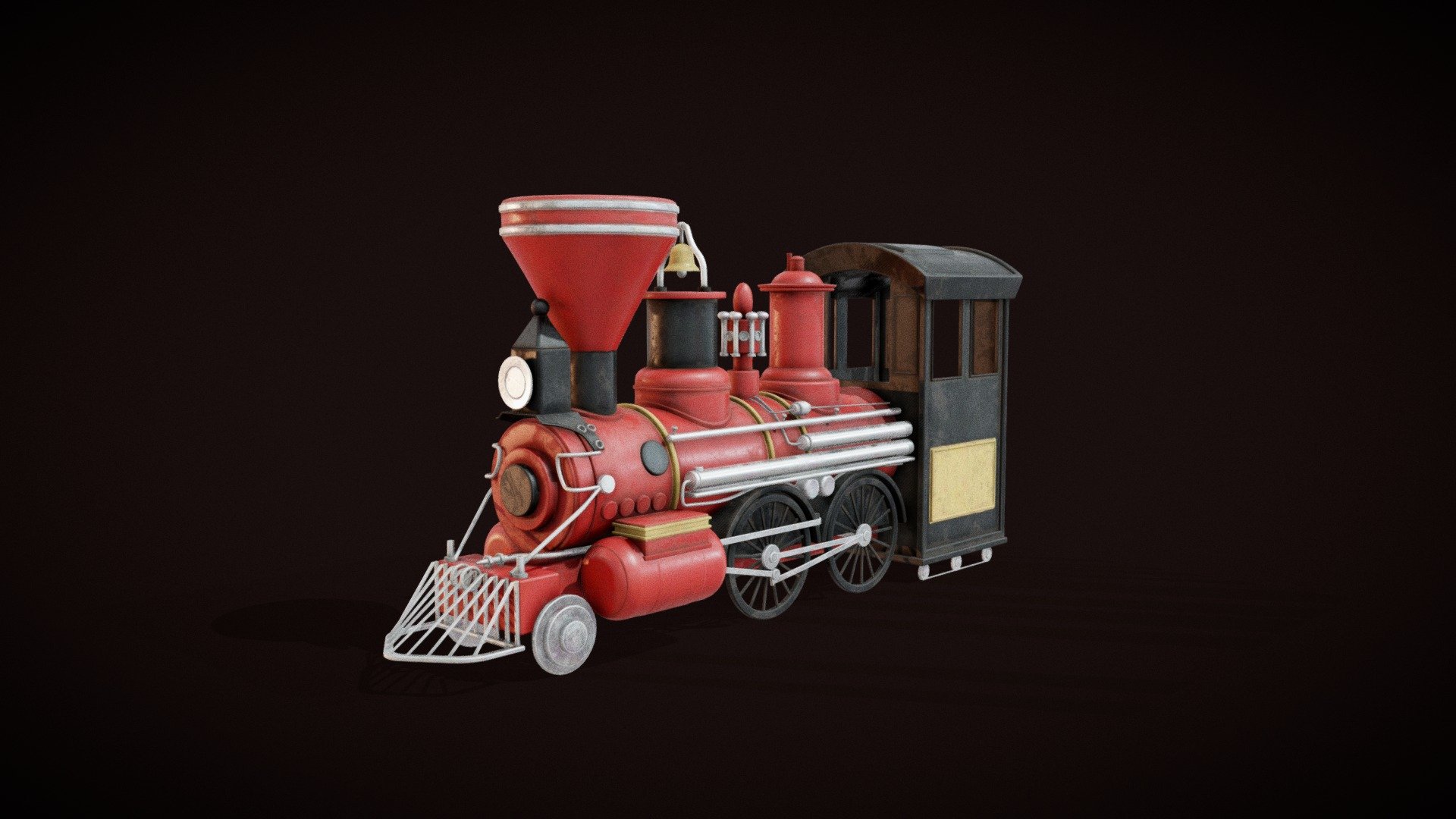 Train Toy 3d model