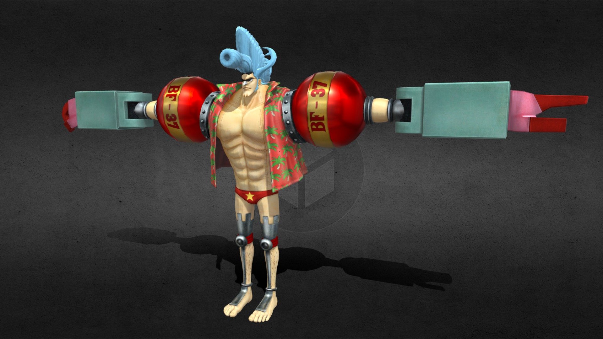 Franky 3d model