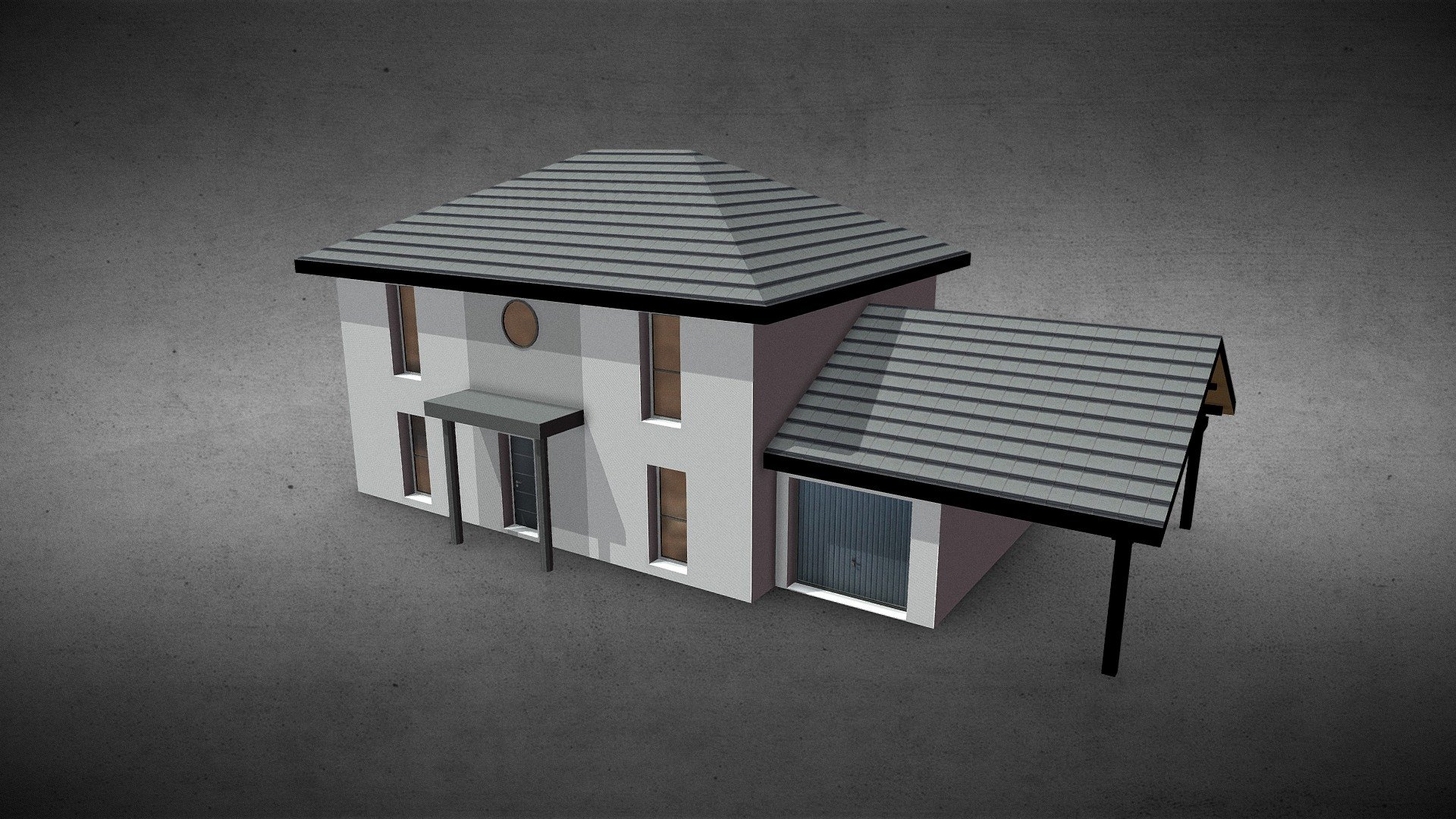 Villa 3d model