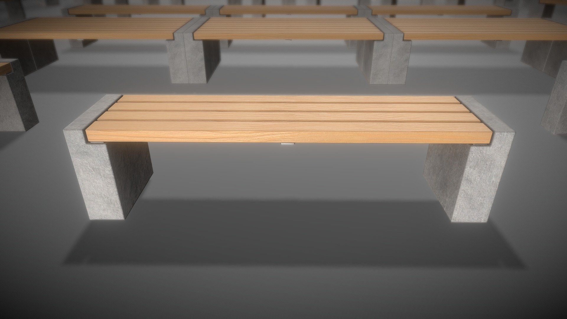 Bench [10] Version 1 3d model