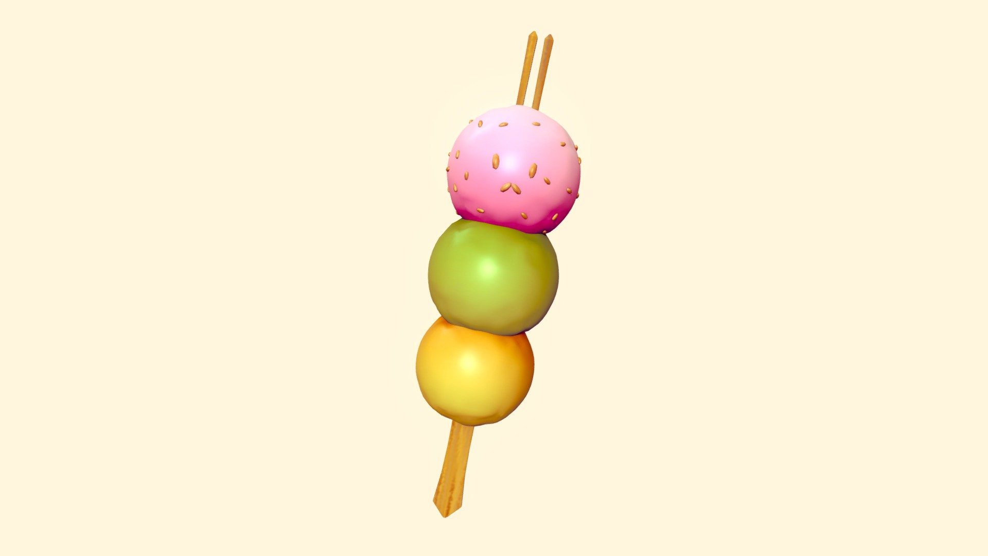 Bunny Dango (Monster Hunter Rise) 3d model