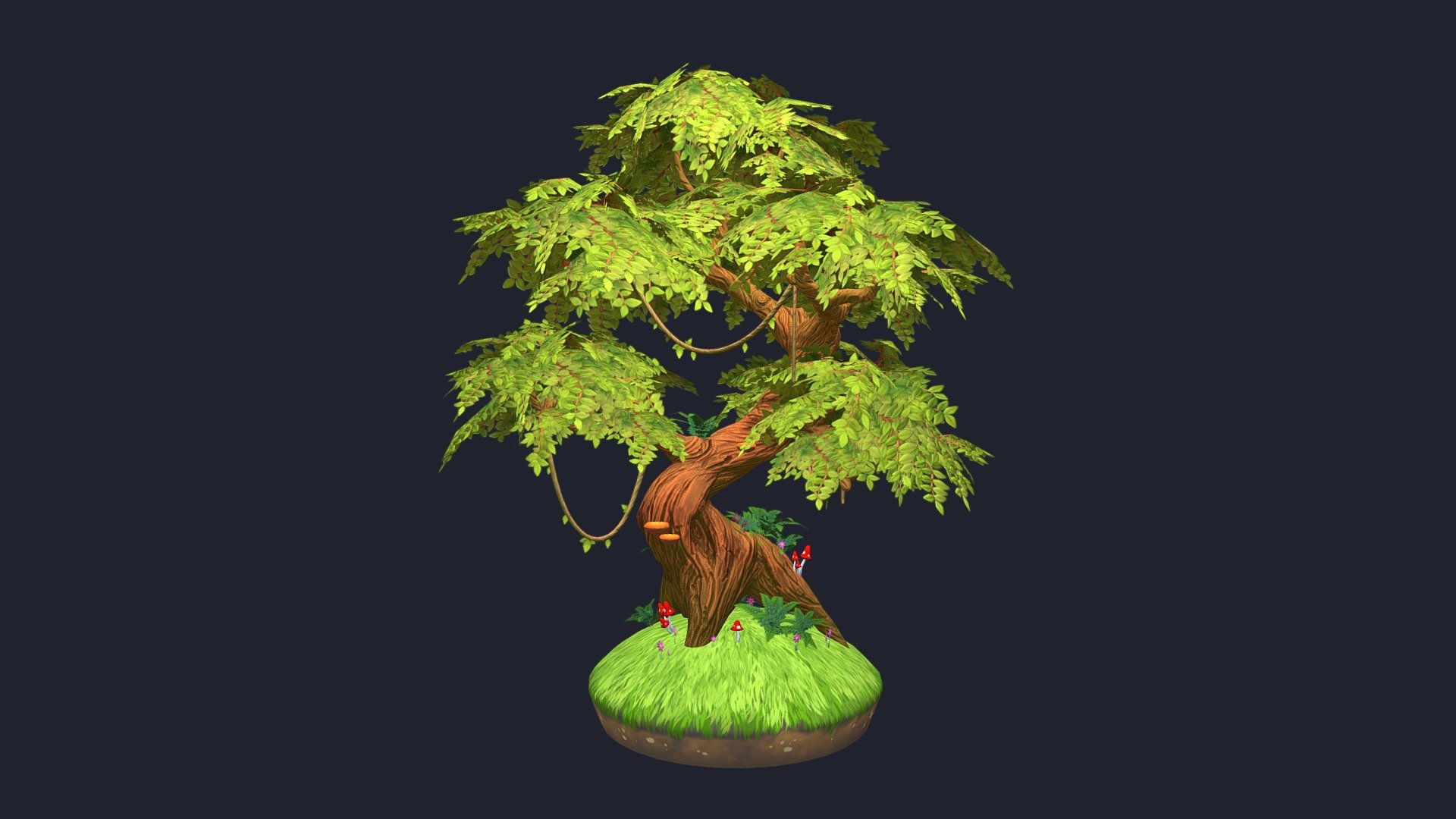 Stylized Tree 3d model