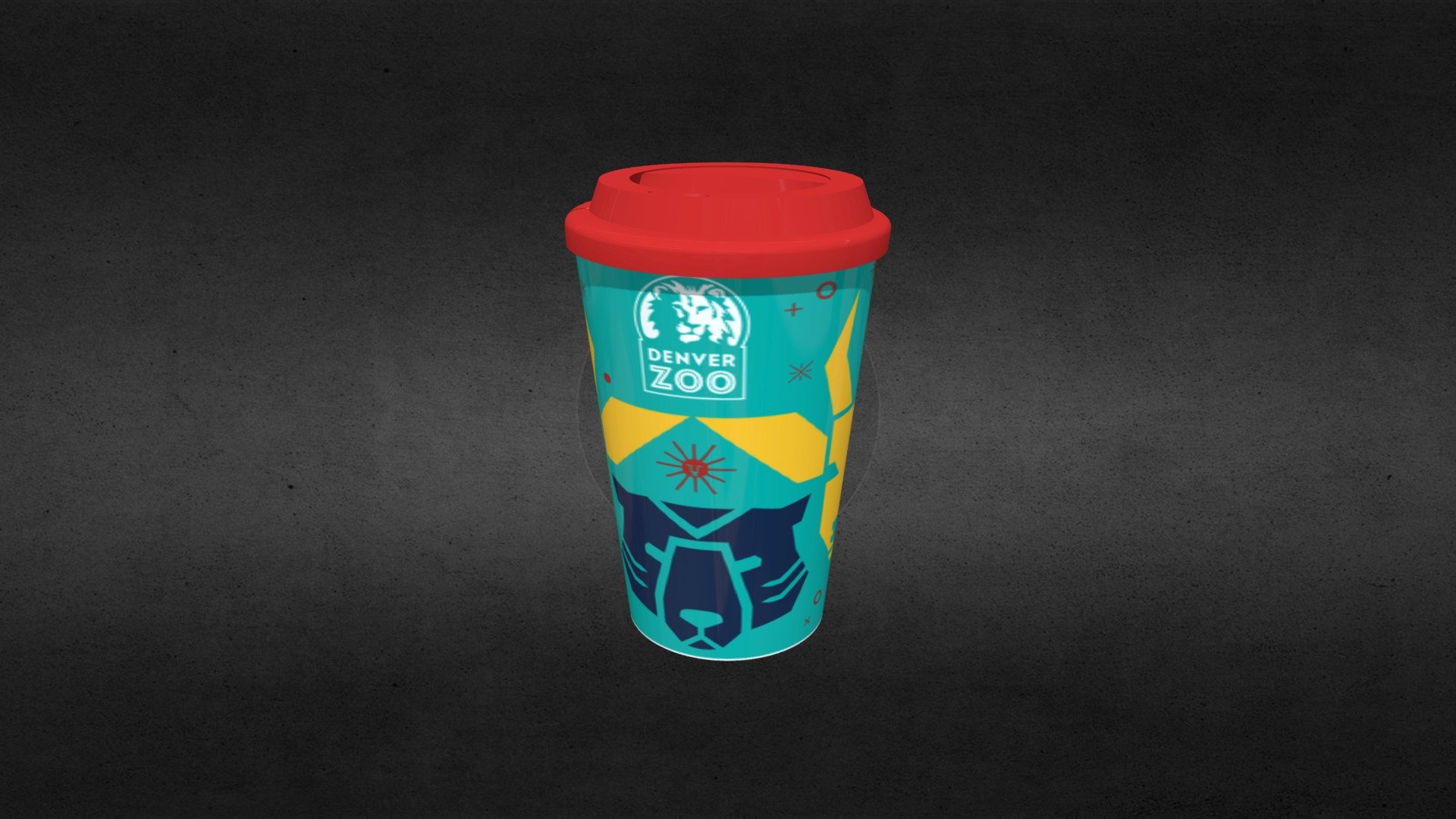 DZF Zoo Lights Hot Cup 3d model