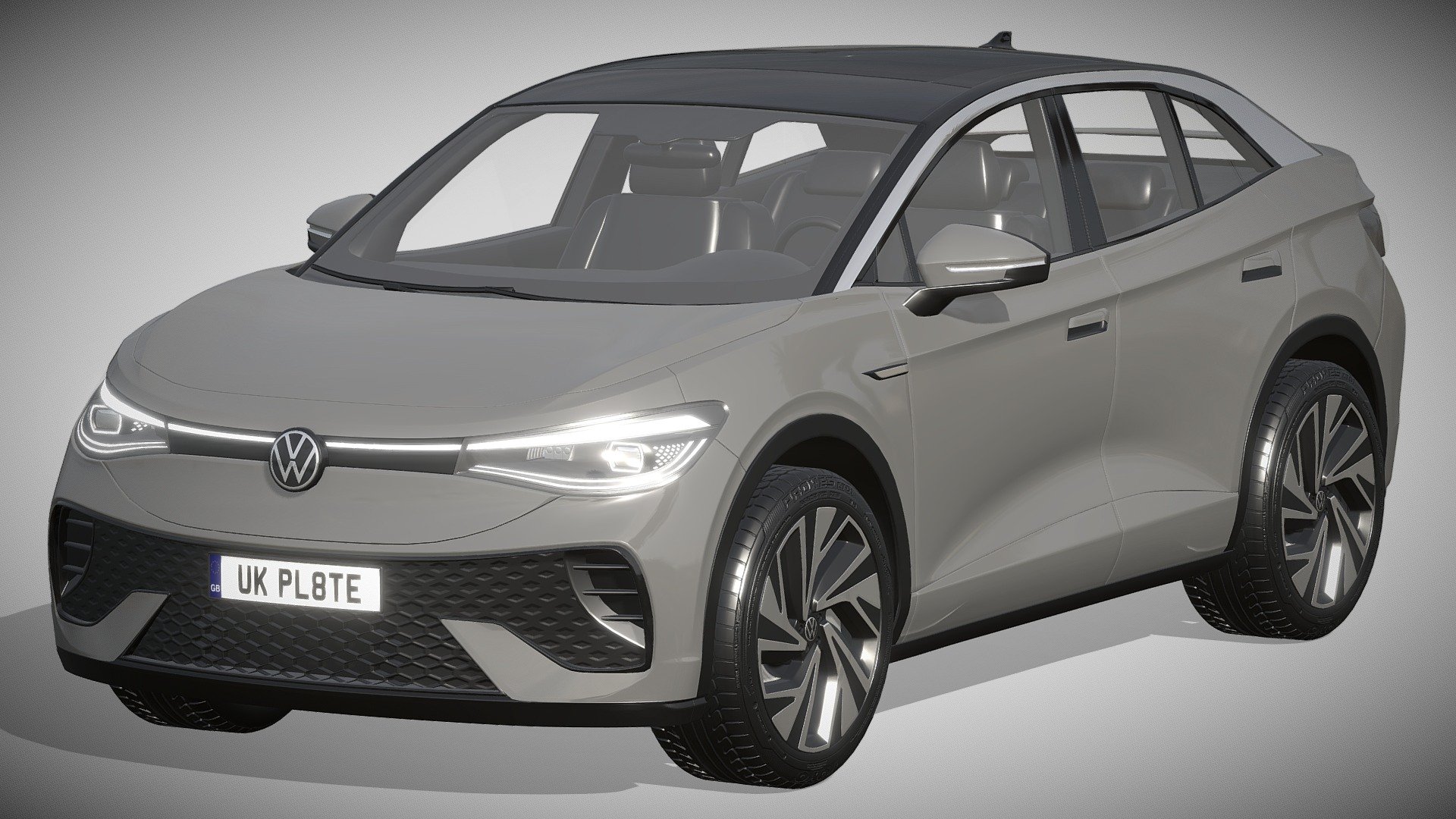 Volkswagen ID5 2022 3d model