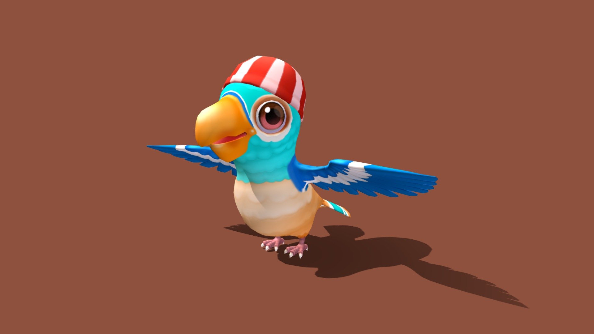 parrot 3d model