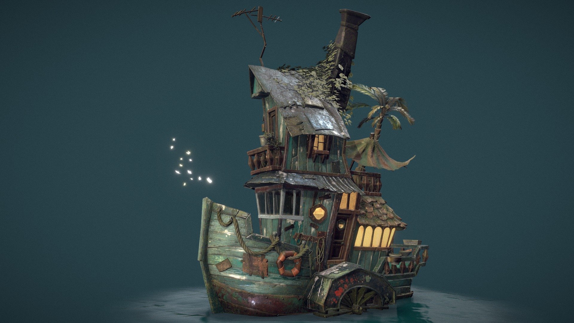 BOAT 3d model