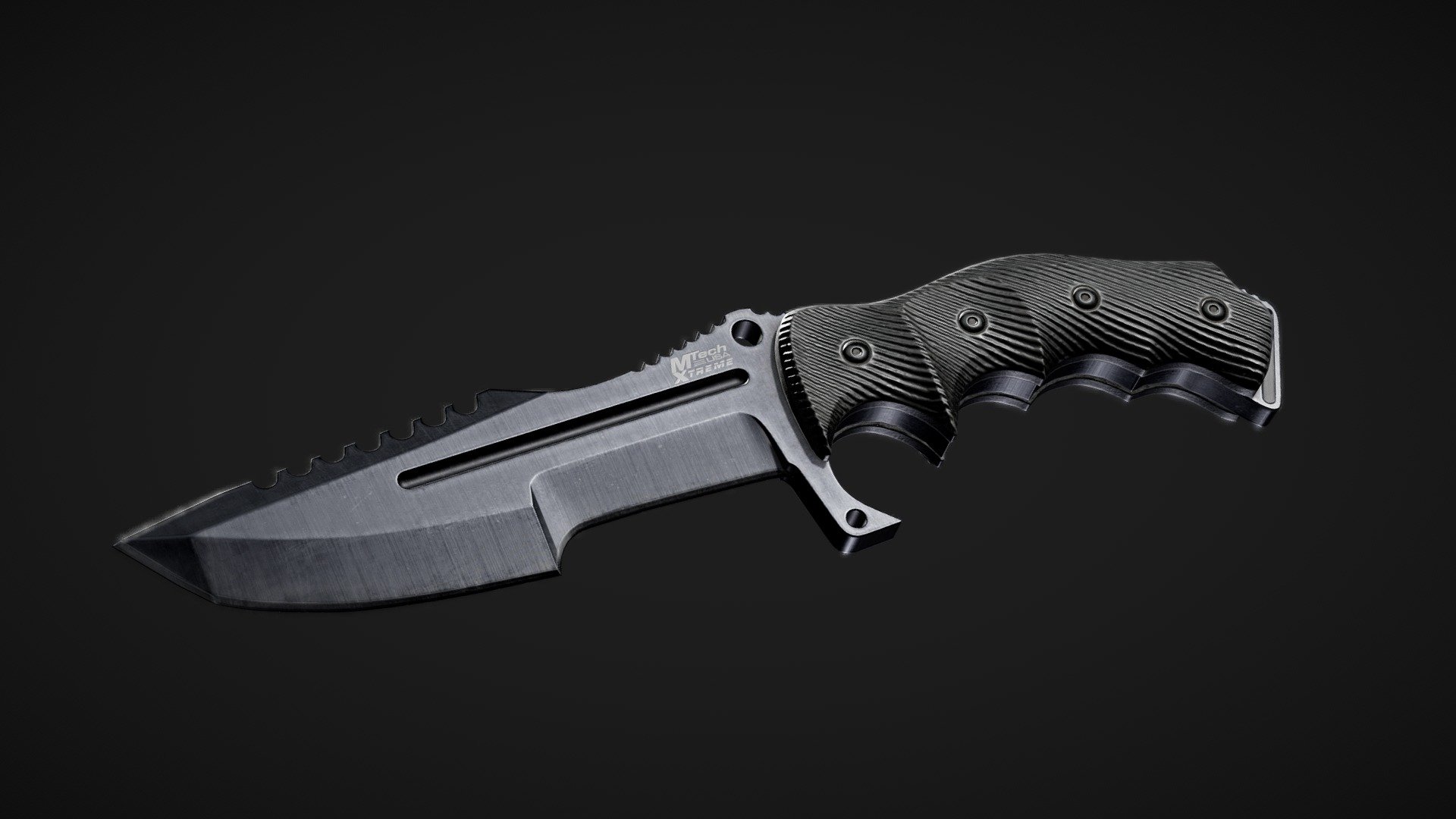 MTECH USA Xtreme Tactical Knife 3d model