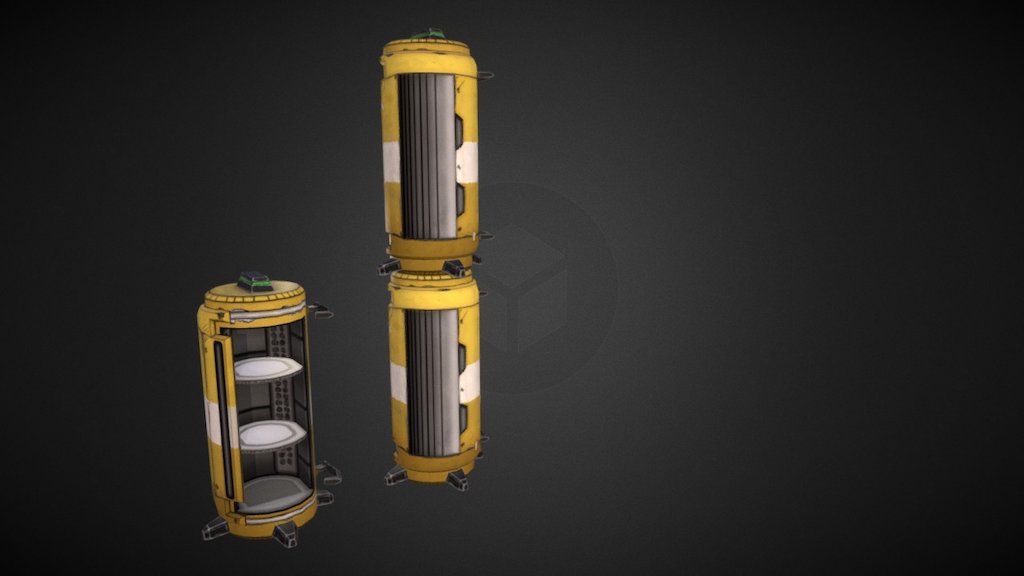 Canister 3d model