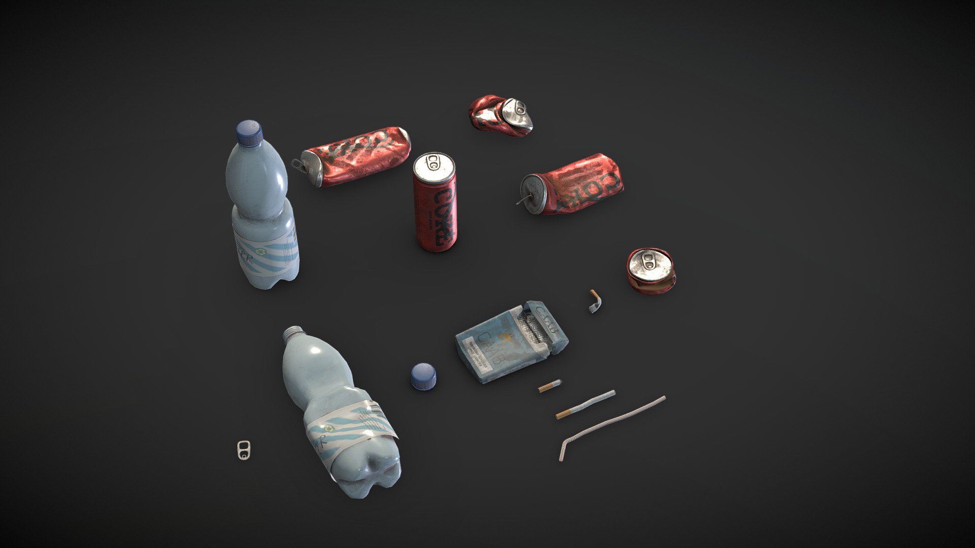 Trash pack 3d model