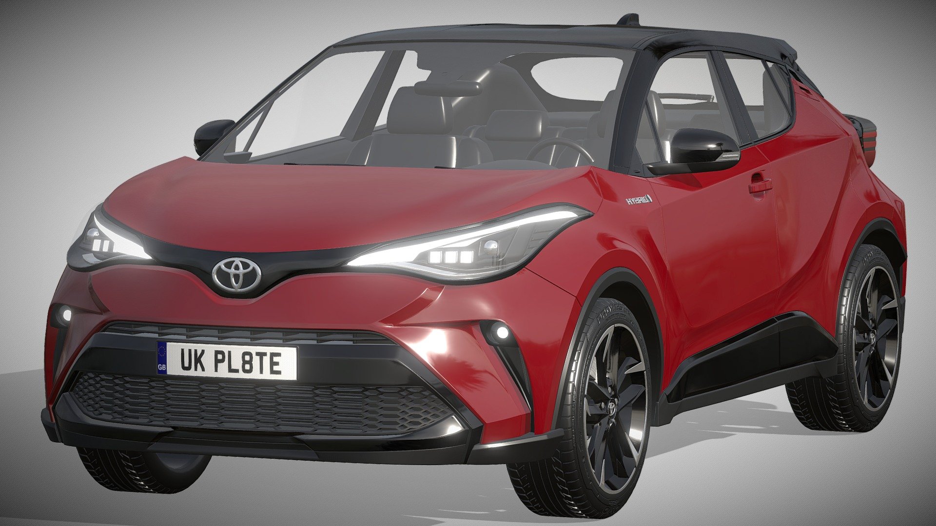 Toyota C-HR 2021 3d model