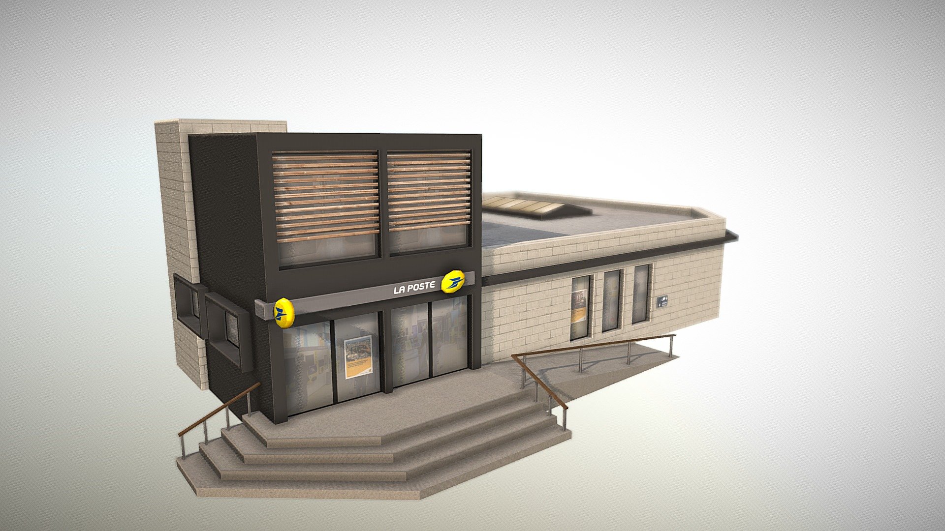 La Poste 3d model