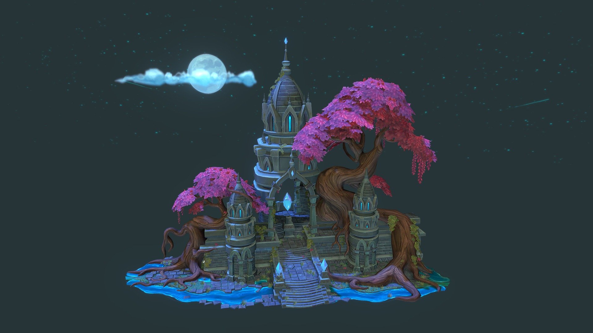 Ancient Temple 3d model