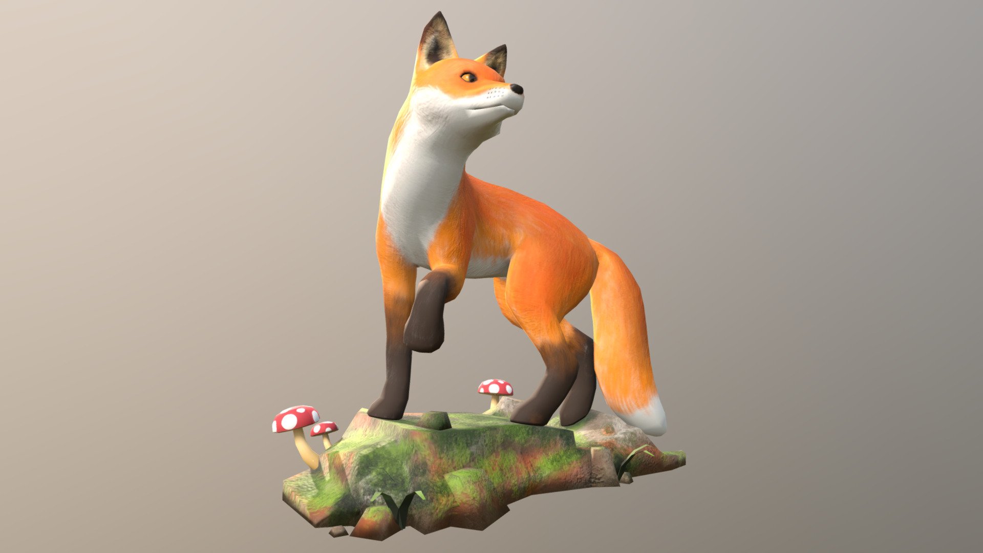 Forest Fox 3d model