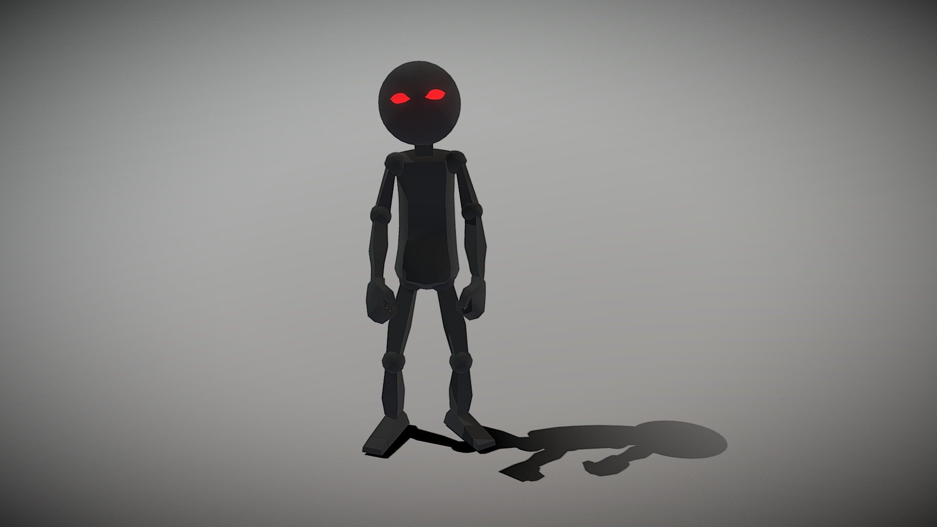 Stickman 3d model